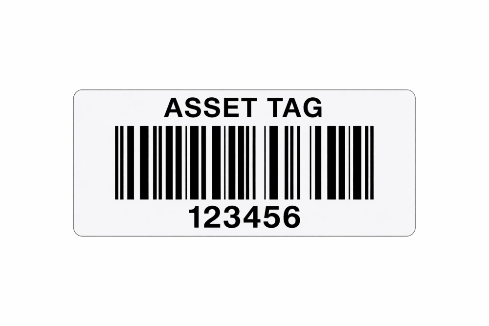 Asset tag label