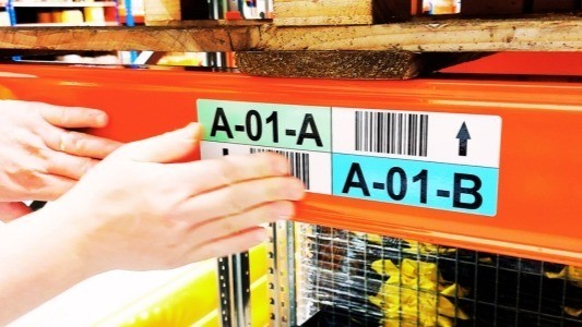 Warehouse barcode labels
