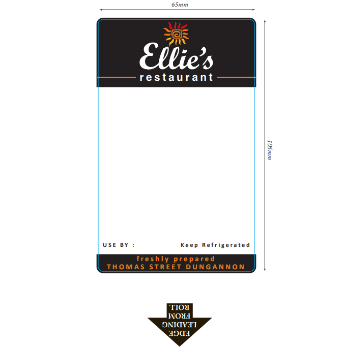 Pre-Printed Labels for Overprinting
