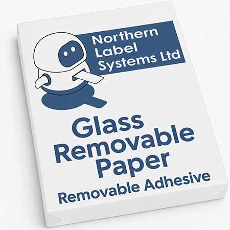 Glass Removable Paper Labels