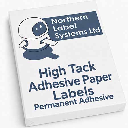 High-Tack Permanent Adhesive Paper