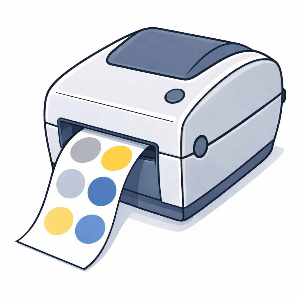 Circular Labels - On Rolls and Sheets