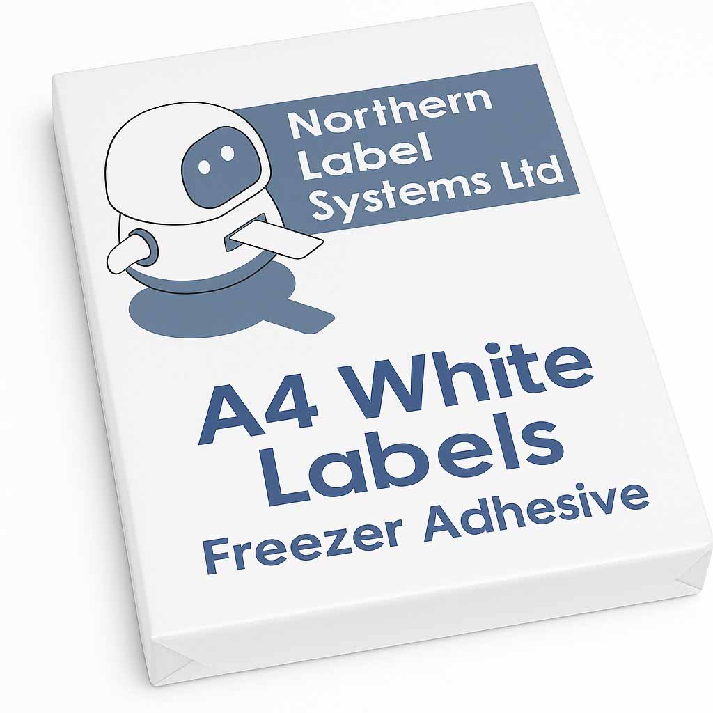 A4 Freezer Adhesive White Paper Labels