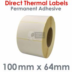 102mm x 64mm labels direct thermal
