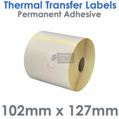 102mm x 127mm labels thermal transfer