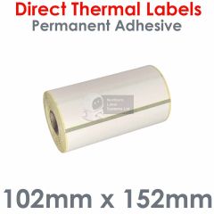 102mm x 152mm labels for Zebra mobile label printer