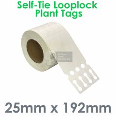Loop lock labels 25mm x 192mm
