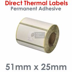 51mm x 25mm mobile label printer labels