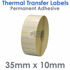35mm x 10mm labels thermal transfer