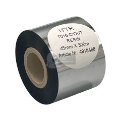 45mm x 300 metre resin ink ribbon outs1de wound