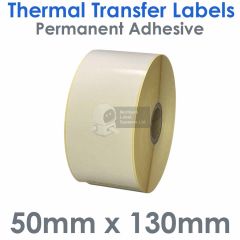 50mm x 130mm thermal transfer labels
