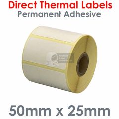 Mobile printer labels 50mm x 25mm