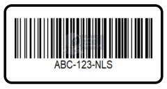 Barcode Only Labels, 50mm x 25mm, Gloss White Polypropylene Label, Permanent Adhesive, 1,000 per roll
