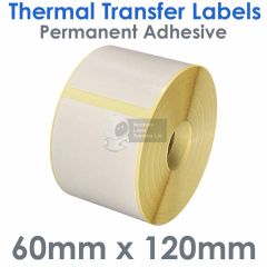 60mm x 120mm labels thermal transfer