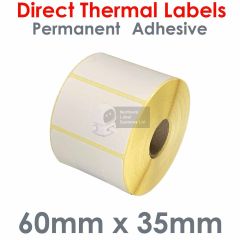 60mm x 35mm direct thermal labels