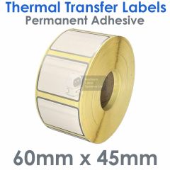 Silver border labels 60mm x 45mm