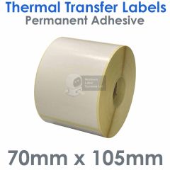 70mm x 105mm thermal transfer labels