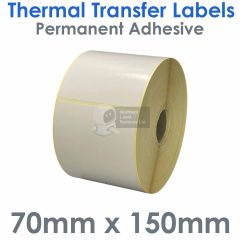 70mm x 150mm thermal transfer labels