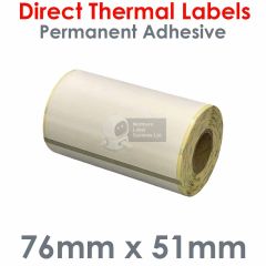 Zebra 3012911-T labels equivalent 76mm x 51mm with Registration Line on Reverse