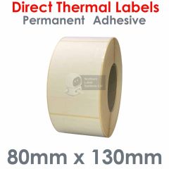80mm x 130mm labels direct thermal