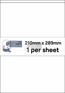 Recycled White Paper Labels LL01TSERCY