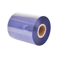 Blue ink ribbon 80mm x 300 metre Wax Resin.