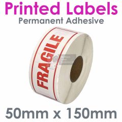 Printed Fragile Thermal Transfer Labels