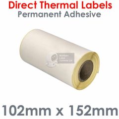 85 per roll labels 102mm x 152mm