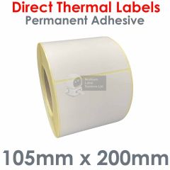 Labels 105mm x 200mm direct thermal