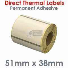 Zebra mobile printer labels 51mm x 38mm
