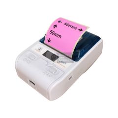 Pink Puqu labels 50mm x 50mm