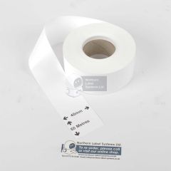 40mm PS232 Poly Satin Material for Label Printers