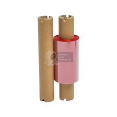 Red washproof ink ribbon 55mm x 70 metres.  Dynic HL35.