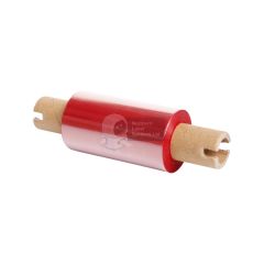 Red Zebra Ink Ribbon 60mm x 74 metre wax resin type.