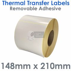 Removable adhesive labels 148mm x 210mm pallet labels