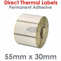 Star label printer labels 55mm x 30mm