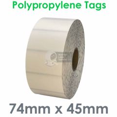 Tags 74mm x 45mm