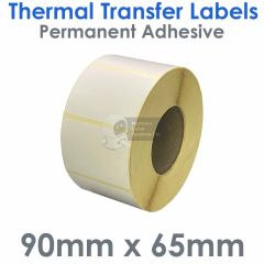 Thermal transfer labels 90mm x 65mm