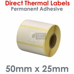 50mm x 25mm labels for mobile label printer