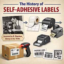 The History of Self-Adhesive Labels (and How They Became Essential for Modern Business)