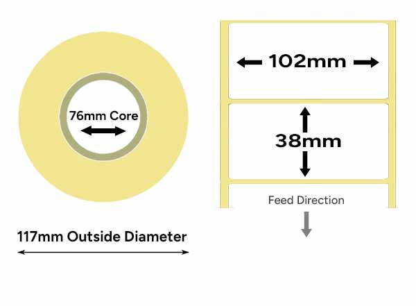 label specifications diagram
