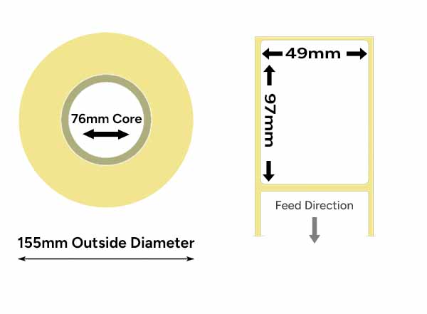 label specifications diagram