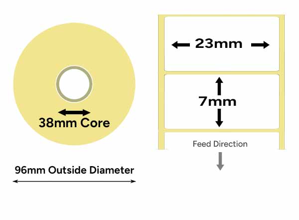 label specifications diagram