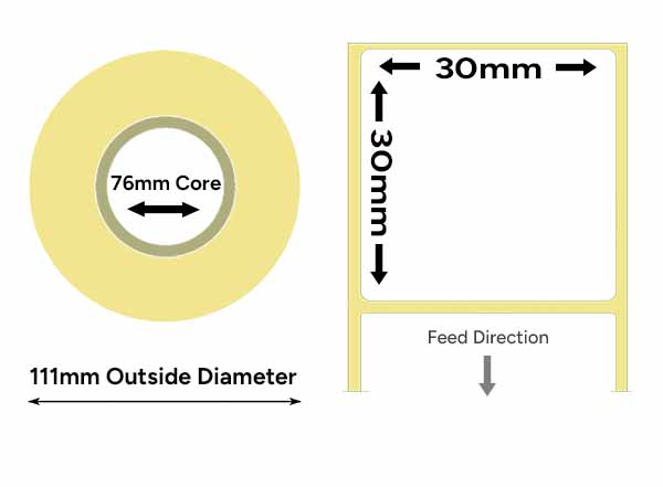 label specifications diagram