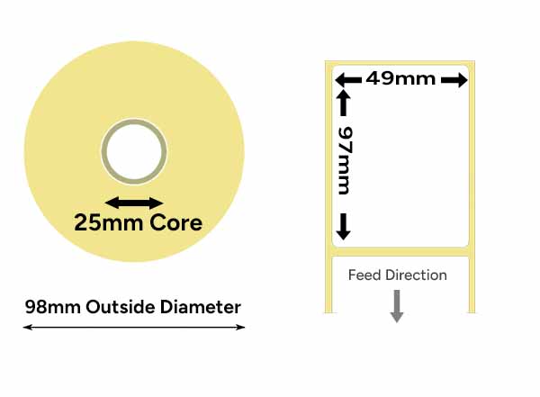 label specifications diagram
